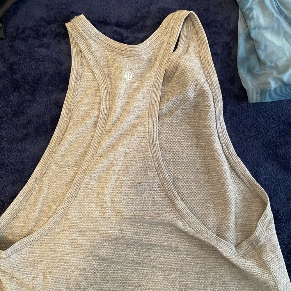 Boxy racer back muscle tank